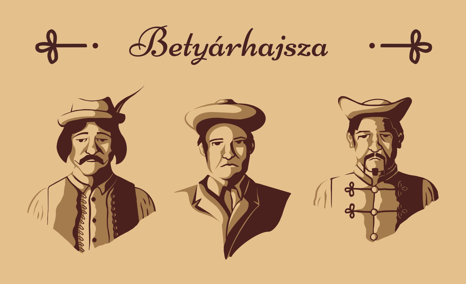 Betyárhajsza társasjáték látképe